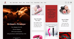 Desktop Screenshot of intimatesadultboutique.com